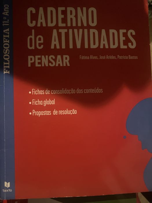 Cadernos de atividades de diversas disciplinas 10° e 11°