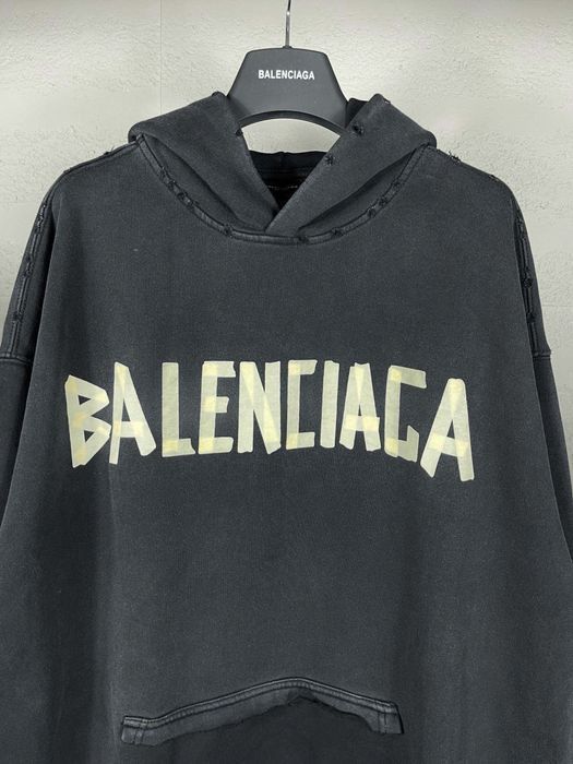 BALENCIAGA scotch оверсайз худи мужское женское унисекс оригинал