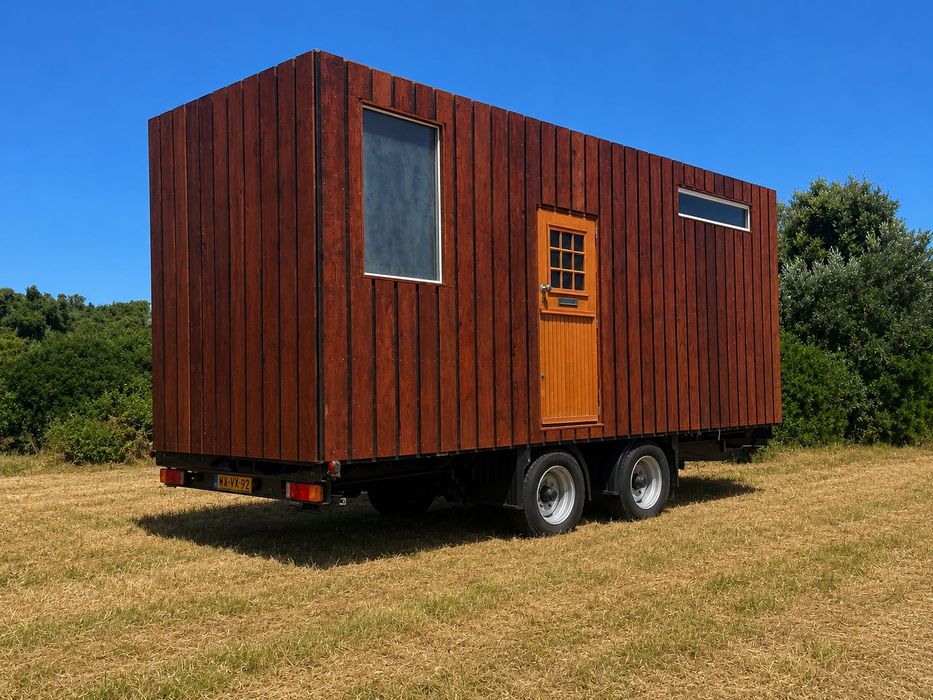 Tiny house totalmente mobilada, disponível em várias versões