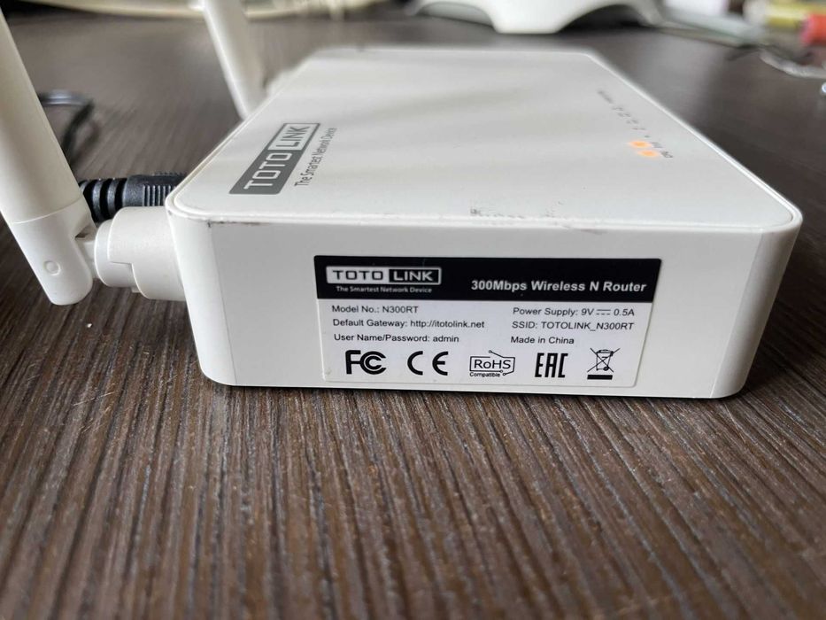 Роутер Totolink N300RT