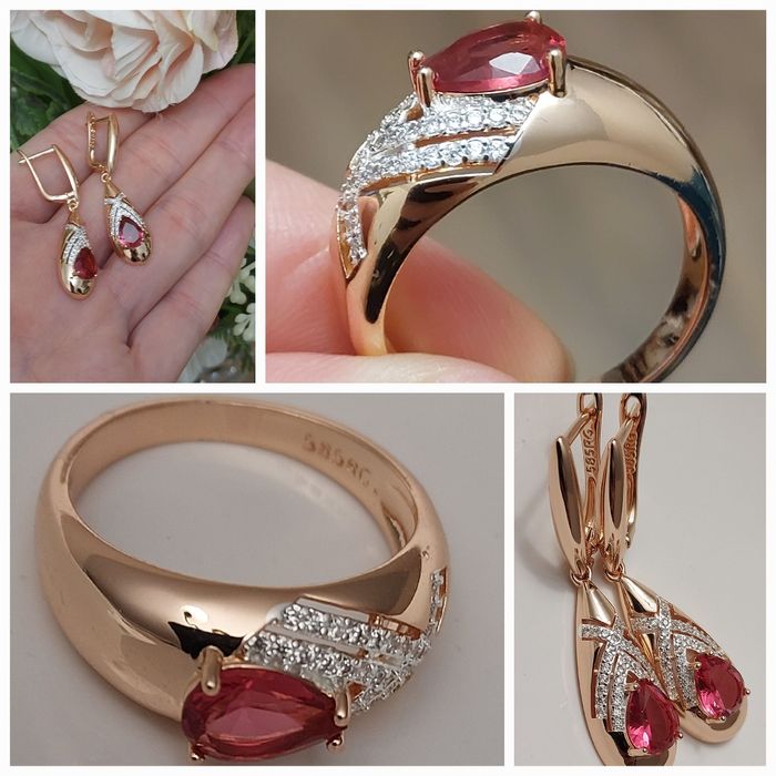 Komplet złotej biżuterii pr.585 WYPRZEDAŻ!!!