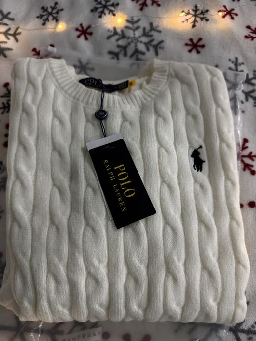 Nowy piękny sweter ralph Lauren! 100% bawełna