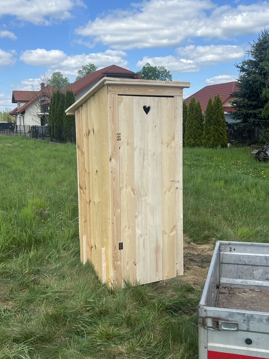 Toaleta/Wc/Szalet/kibelek drewninany na budowe/działke