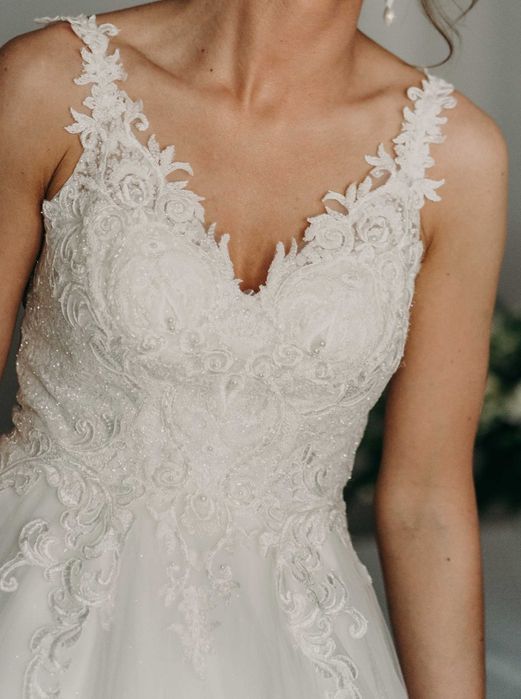 Maxima 2720 suknia ślubna ivory