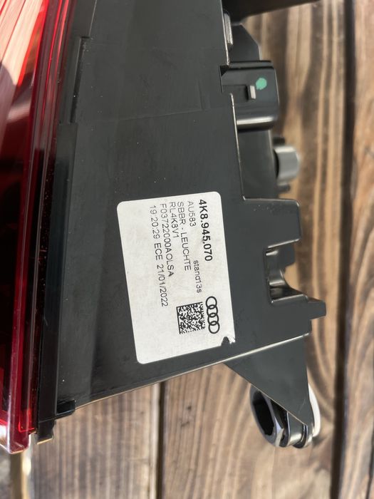 Стоп, ліхтар, фонарь Audi A7 C8 оригінал, європа 4K8945070