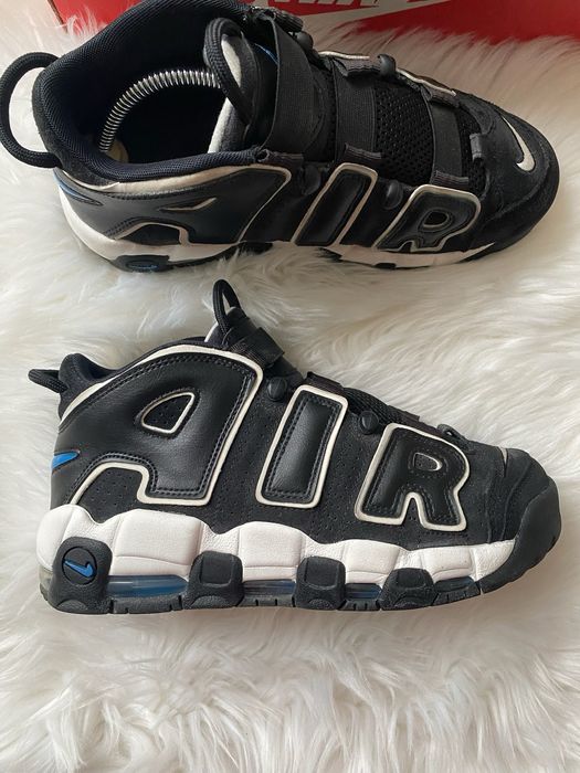 buty nike air uptempo 96 czarne streetwear 40,5 modne damskie meskie