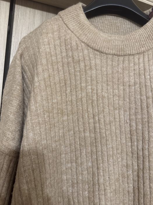 шикарный вязаный брючный костюм H&M, большой размер!