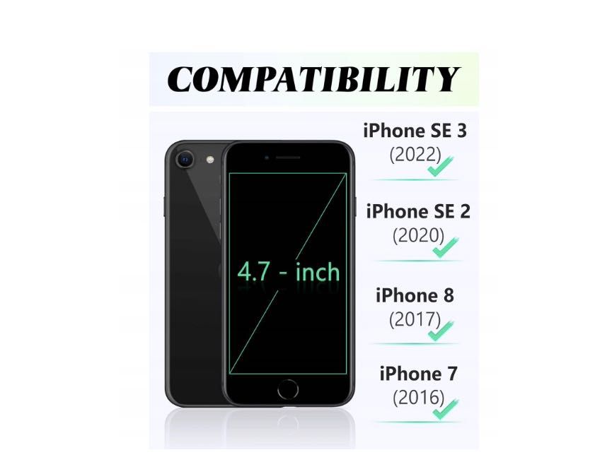 Etui z klapką TUCCH błękitne metaliczne skórzane do iPhone 7/8