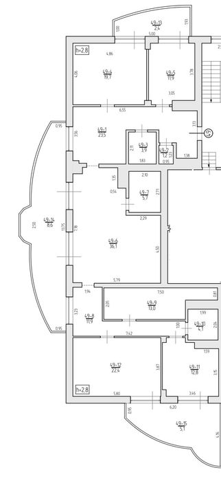 Офіс 180 м² — з панорамою, 10-ий поверх. Центр - Студентська н