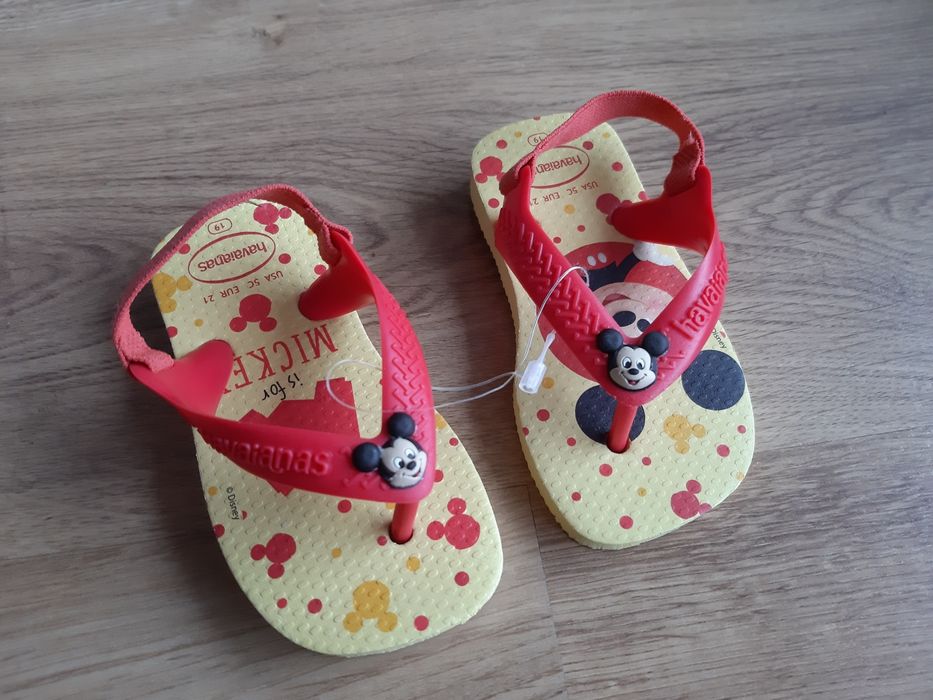 Havaianas baby Disney Mickey - tamanho 21 (novas)