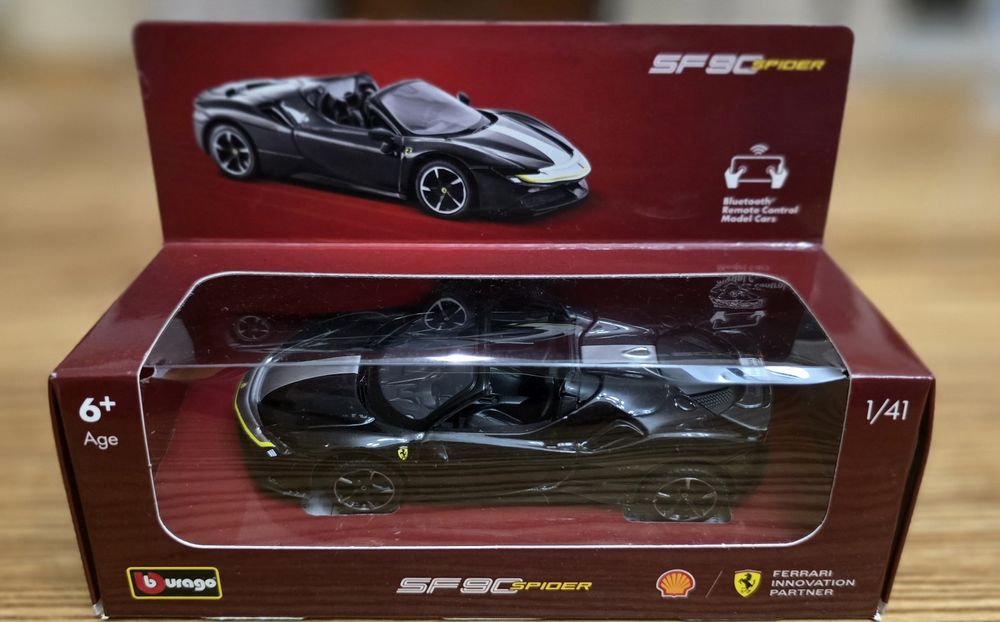 Ferrari SF90 Spider Shell Burago 2025 Toruń • OLX.pl