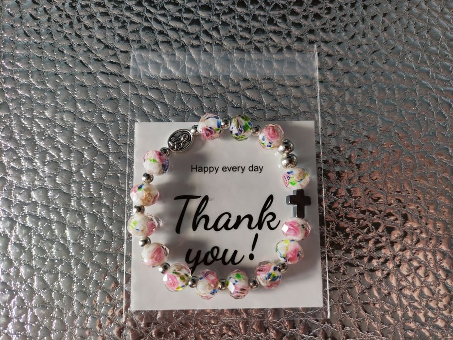 Różaniec na rękę bransoletka