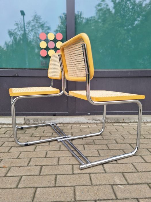 Włoskie krzesło Cesca,Marcel, Breuer,Bauhaus,Mid-Centry,vintage design