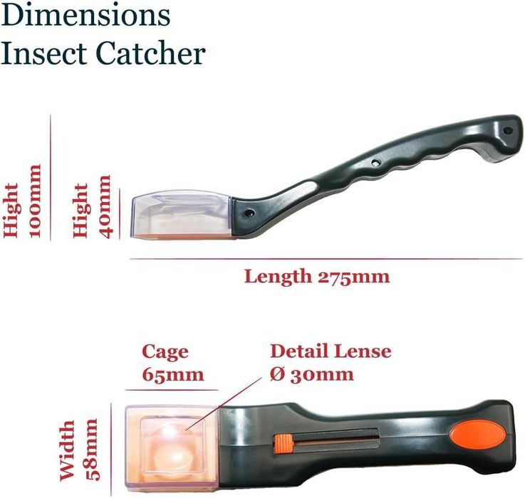 комахолов пастка для комах EasyY Magnifier з 5-кратною лупою 27x6x10см
