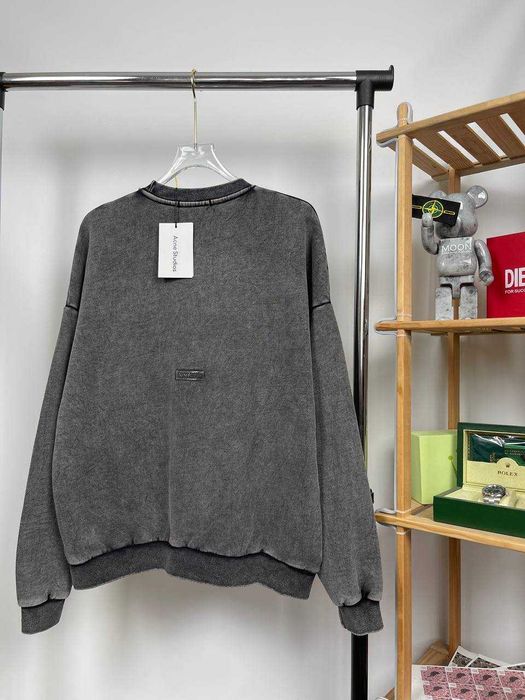 Acne Studios Grey Sweatshirt | Бавовняна Кофта Акне Студіос|Люкс Кофта
