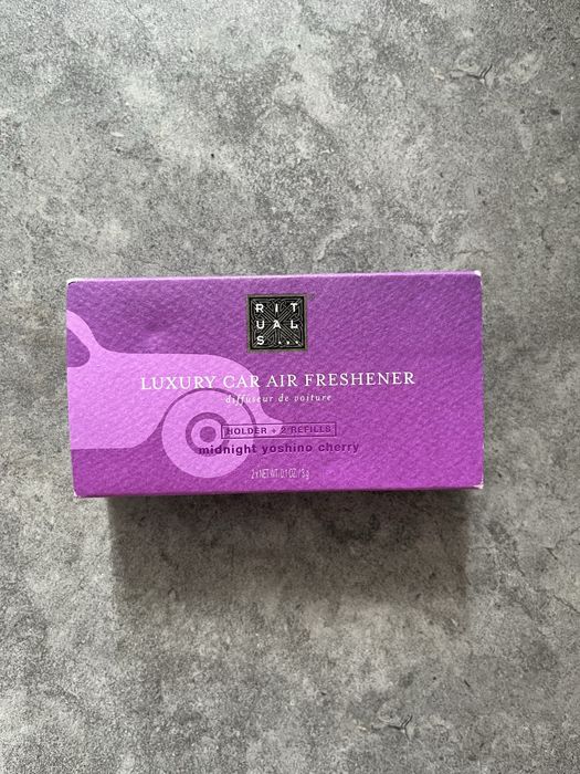 Rituals luxury car air freshener midnight yoshino cherry zapachy do auta fresh 2x3gr