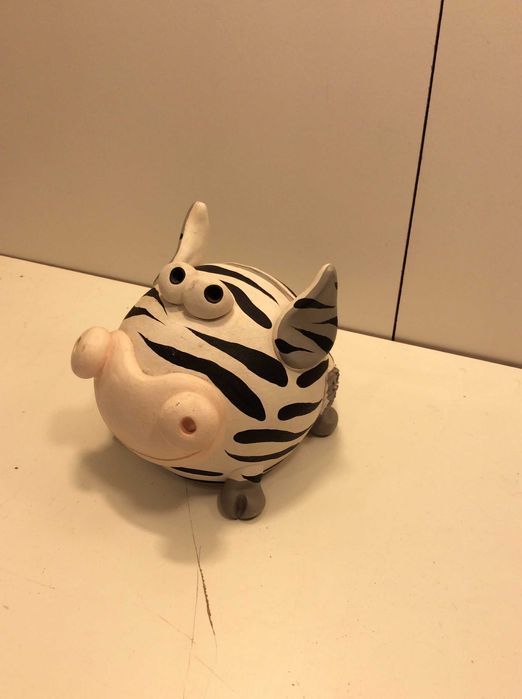 Skarbonka Krowa z porcelany