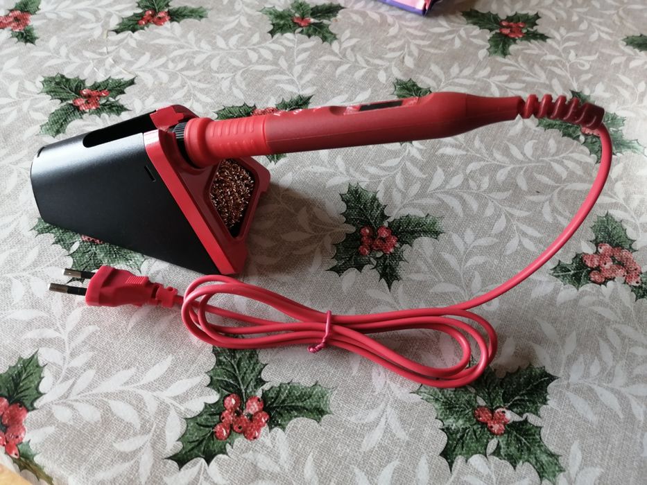 Паяльник JCD 908U 100W з рег. °C, яскравий OLED екран, керам. нагрівач