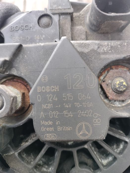 Генератор Mercedes Sprinter 2.2 CDI 0124515064 120A  (1995-2006)