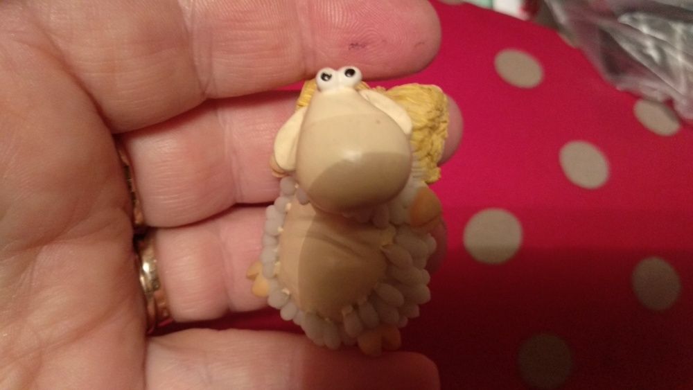 настольная статуэтка декор фигурка овечка баран овца барашек керамика