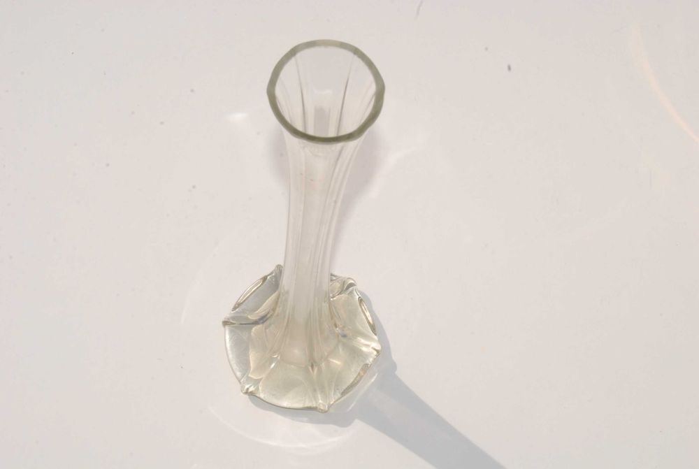 Stary wazonik wazon szklany ręcznie wykonany antyk  unikat kolekcjoner