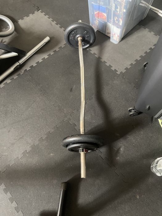 Vendo barra mais pesos para despachar