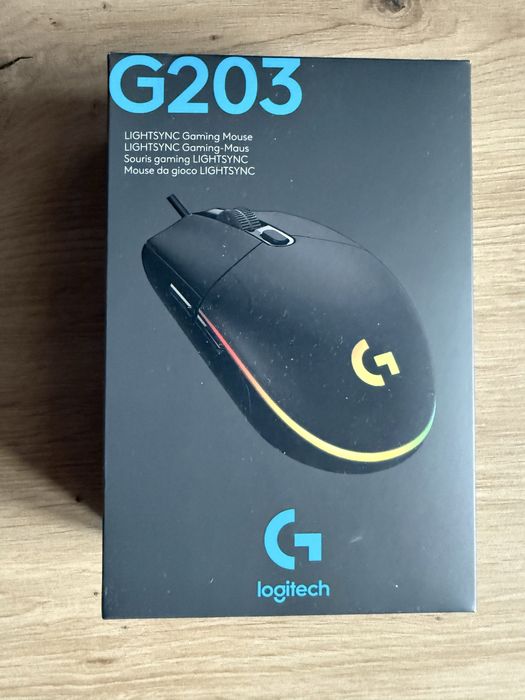 Logitech G203 Gaming Lightsync RGB Black