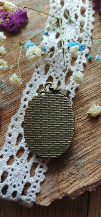 Haftowana biżuteria - naszyjnik handmade