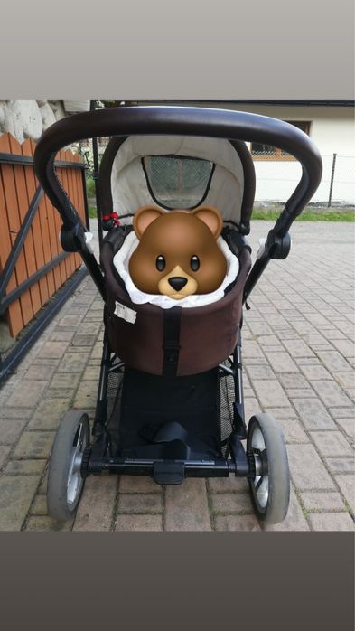 Mutsy Evo 2w1 gondola spacerówka śpiwór czekoladowy brązowy Wózek