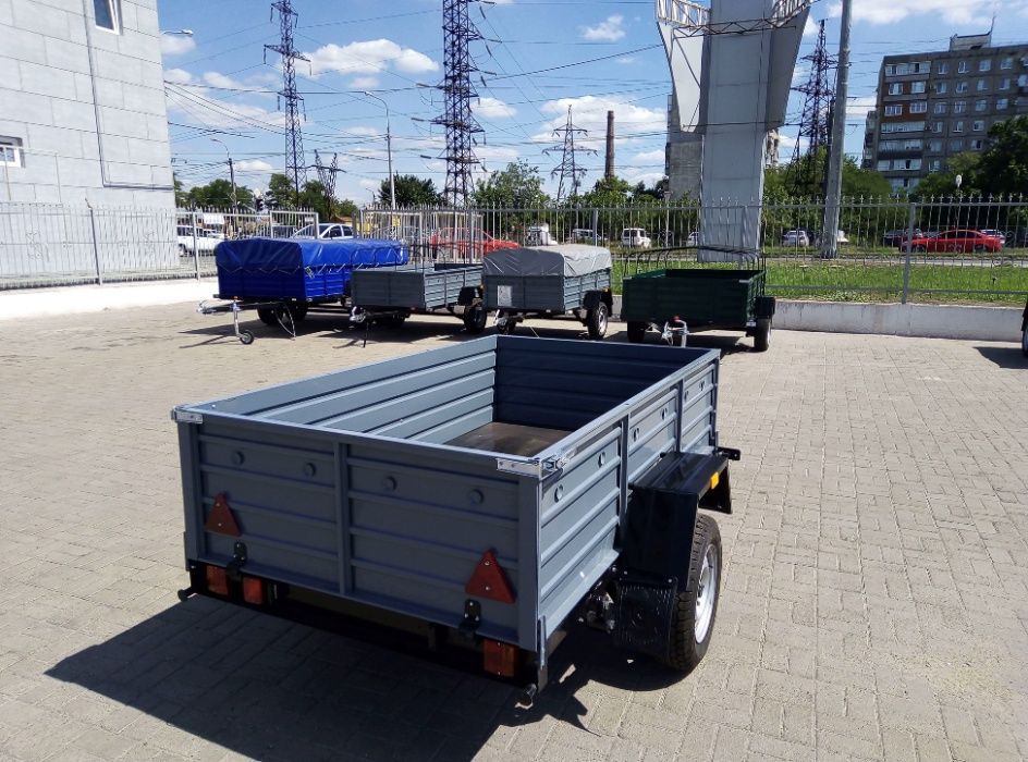 Одноосный Оцинкованный легковой Прицеп Кремень+ КРД 105  2500*1300