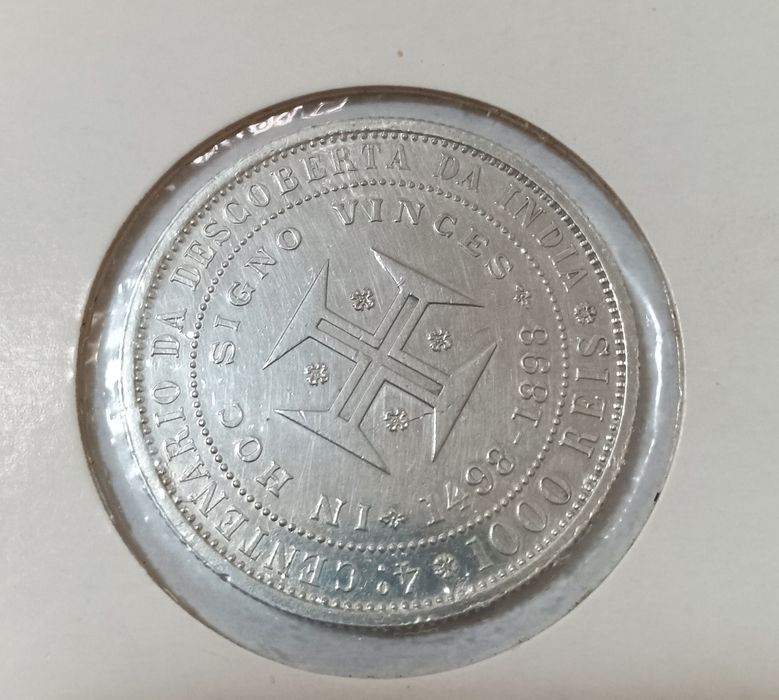 Moedas em Prata comemorativass