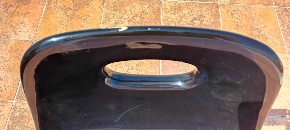 Banco de bar giratório com encosto e altura ajustável Vintage anos 80