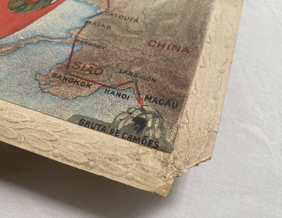 Poster 1ª travessia aérea Atlântico Sul 1922 Gago Coutinho Sacadura