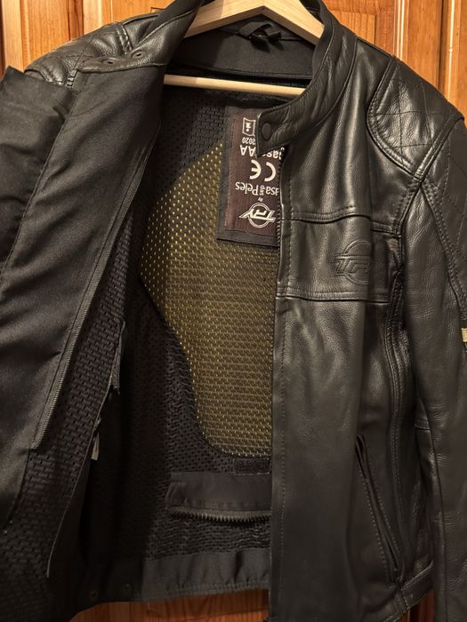 Casaco pele motard TRY - Casa das Peles (S)