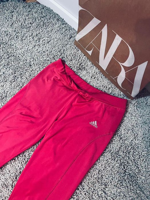 Adidas xl legginsy getry damskie różowe