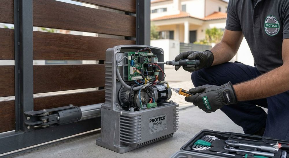 O seu portão automático avariou..Nós resolvemos