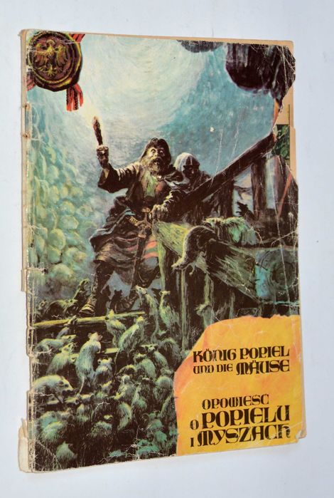Opowieść o Popielu i myszach B. Seidler Grzegorz Rosiński komiks | Legendy polskie Wydanie kolekcjonerskie Po polsku i niemiecku