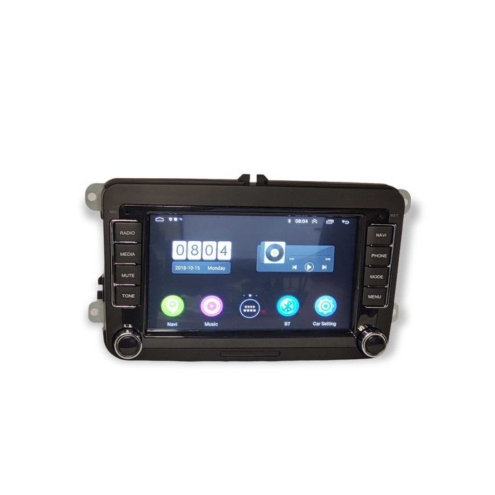 Rádio Volkswagen VW SEAT SKODA - Android 13 – 2 DIN GPS WIFI - Novo