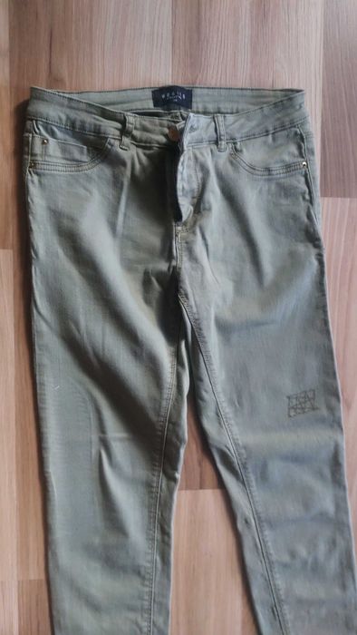 Spodnie Mohito 36 piękna jasna zieleń