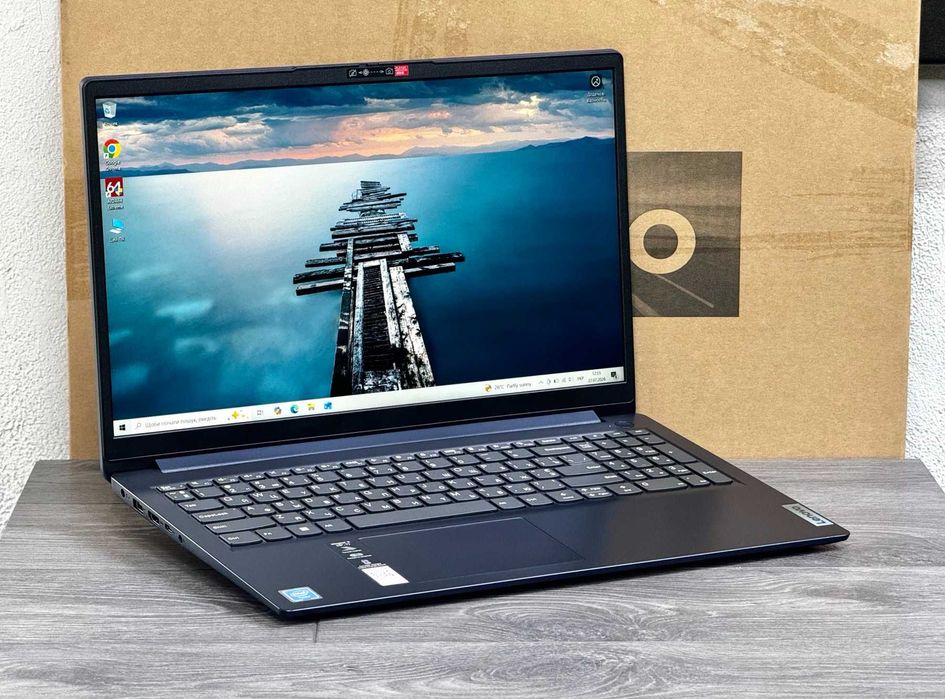 ПОВНІСТЮ НОВИЙ! Офісний ноутбук Lenovo ideapad 15IGL7 Abyss Blue / IPS / Type-C