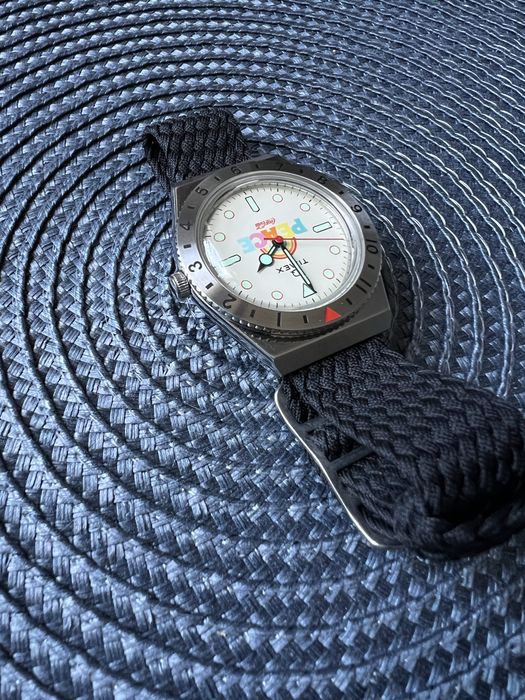 Zegarek Q Timex x Coca-Cola 1971 Unity Collection "Peace" TW2V25800, Full Set