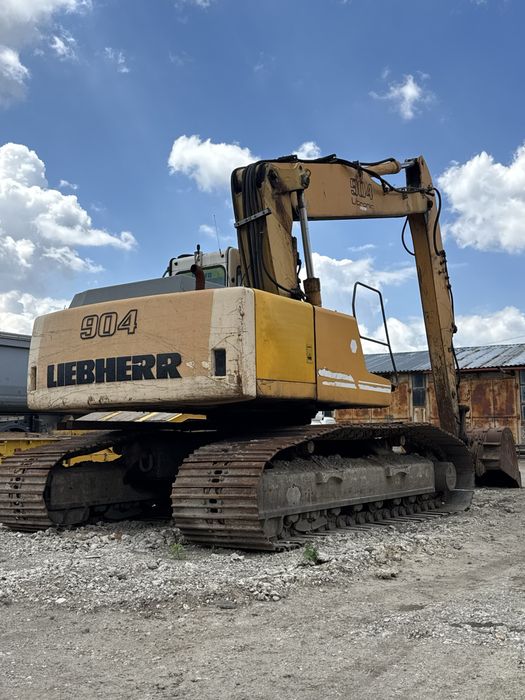 Екскаватор Liebherr 904 | Болотяні гусиниці | Стріль-12м |
