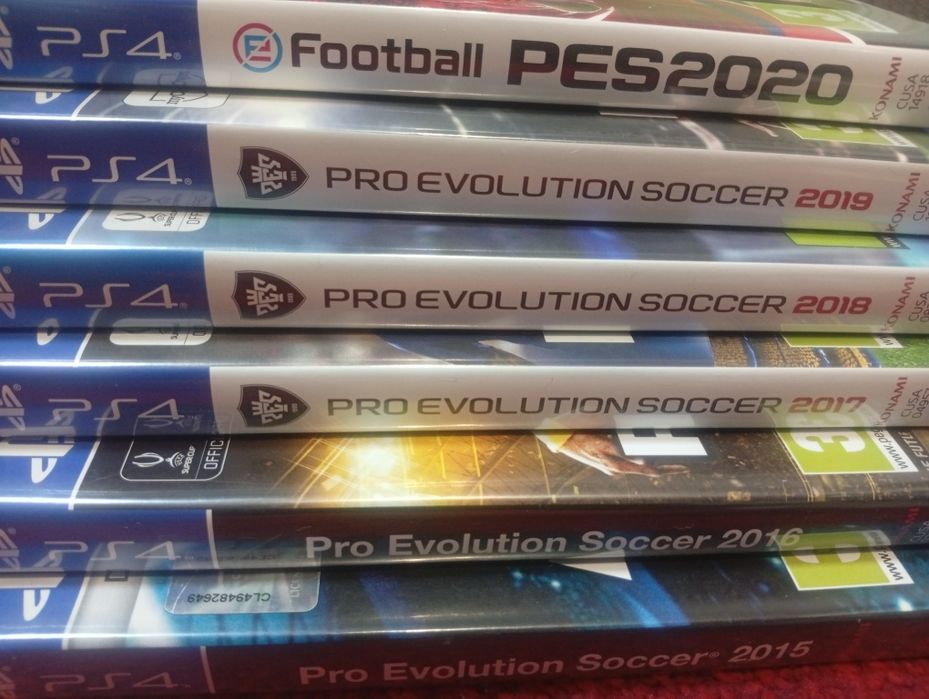 Kolekcja PES 2015 PS4 PS5 PES 2016 PES 2017 PES 2018 PES 2019 PES 2020