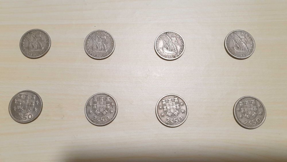 Moedas de escudo - Vários anos