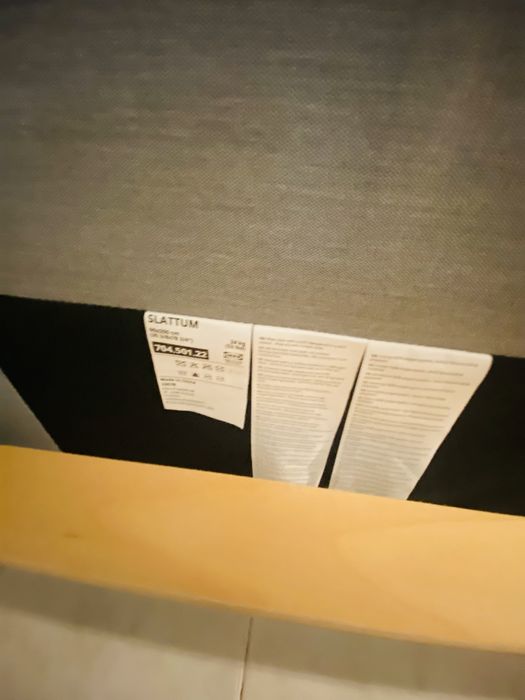 Cama solteiro cinza em excelente estado