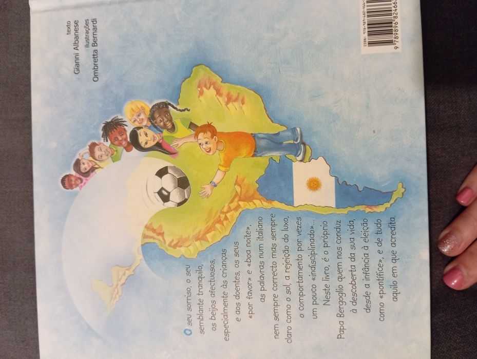 Livro infantil novo sobre o Papa Francisco