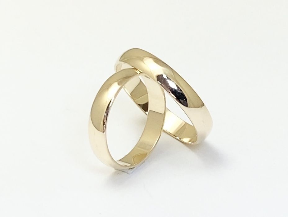 Złote obrączki od producenta