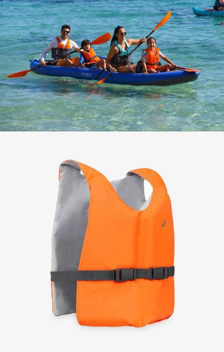 Coletes flutuantes decathlon