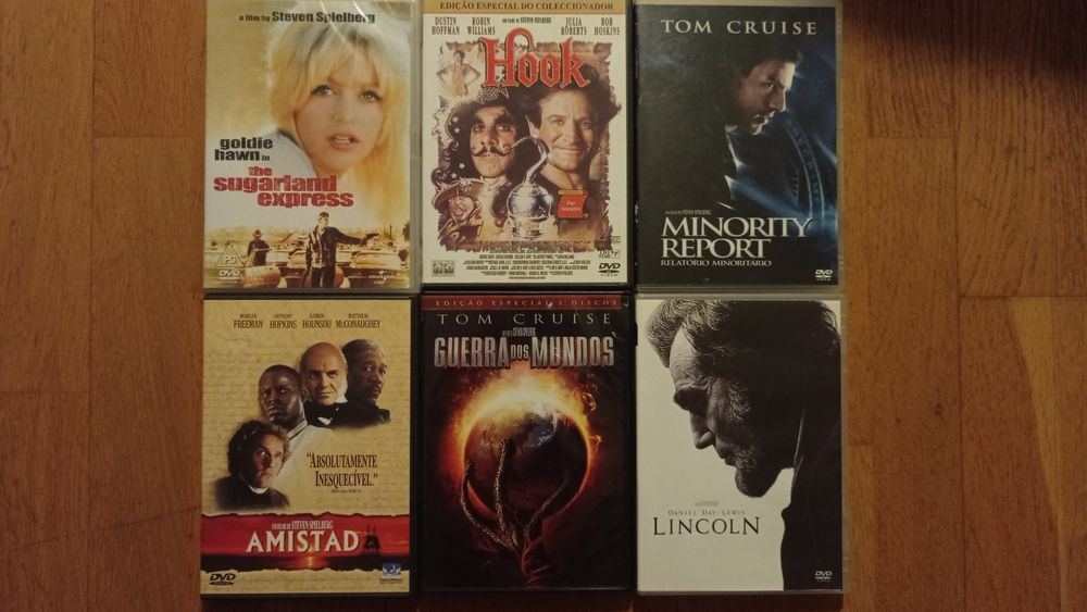 Spielberg , Relatório Minoritário , Guerra dos Mundos , Lincoln Dvd