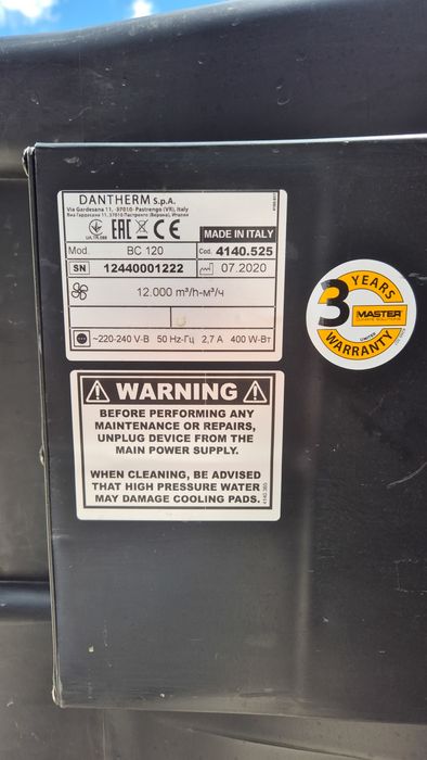 Climatizador Evaporativo industrial